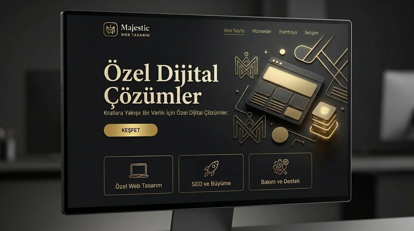 Özel dijital çözümler — Majestic Web Tasarım ile kurumsal web sitesi